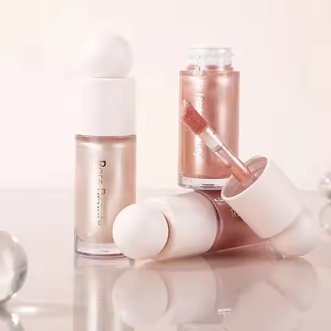 Rare Beauty Liquid Blush Highlighter Contour High Glossy Finish Luminizer Makeup Gel Face Body Brigh