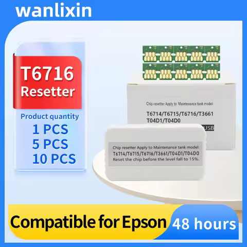 T6716 T671600 Chip Resetter For Epson WF-C5710 C5790 C5290 C5210 WF-C529R C579R M5299 M5799 ET-8700 