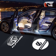 2/4Pcs Led Car Door Welcome Light For Toyota Alphard 2011-2024 Logo Projector Ambient Lamp Warning L