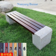 Anticorrosive Wood Tree Surround Bench Outdoor Seating Bench Long Bench Park Outdoor Leisure Chair C