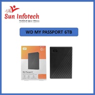 Western Digital 6TB WD My Passport USB Portable External Hard Drive HDD [Brand new]