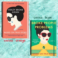Crazy RICH/BROKE ASIAN MEME Spiral Ruled Notebook Diary Journal Office School Supplies Notebook
