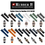 Rubber B Strap for Nautilus 5712 RG/WG