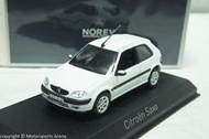【特價現貨】1:43 Norev Citroen Saxo VTS 2000 白色/黑色
