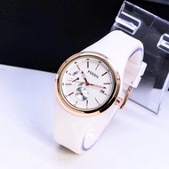 Promo Jam Tangan Wanita Fossil Anti air F6523 Strap Karet Tanggal Aktif Free Box Dan Baterai Cadanga