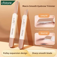 CFSTORE Telescopic Push-pull Eyebrow Trimmer Portable Washable Anti-scratch Safe Macro Blade Eyebrow