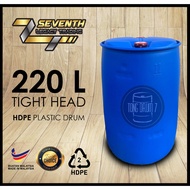 Tong Drum Plastik / Tong Air 220 Liter / Blue Drum Plastic / Bekas Tong