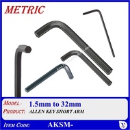AKSM- 1.5mm TO 8mm HEX ALLEN KEY SHORT ARM ALLEN KEY
