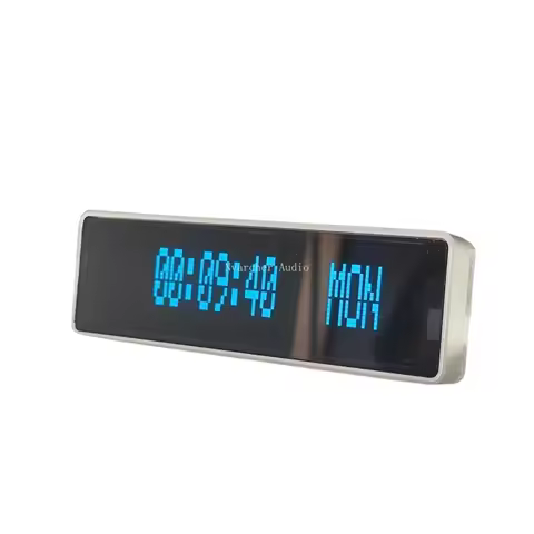 Simplified Digital Clock AIDA64 Hardware Monitoring Secondary Screen VFD Display Color