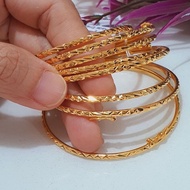 FREE COP 916 Bracelet Bangle Seminggu Emas Korea Bangkok Gold Plated