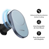 Momax Qi2.2 磁吸無線充電車載支架