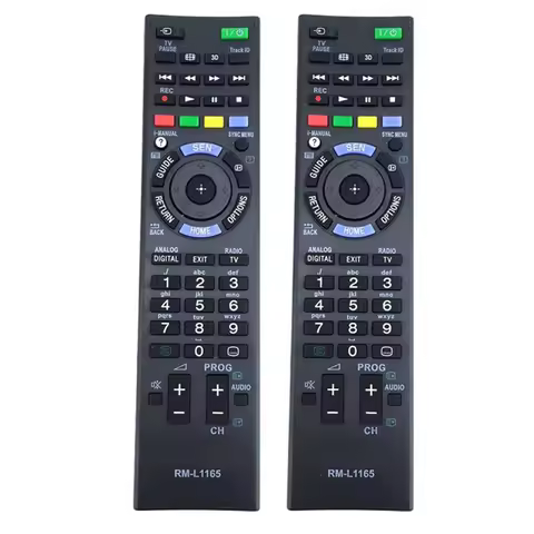 2X Replacement Remote Control RM-L1165 SMART TV For Universal SONY TV