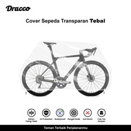 DRACCO sarung sepeda YOELEO cover roadbike transparan tebal waterproof anti debu free tas simpan