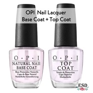 OPI Natural Nail Base Coat /Top Coat เบสทารองพื้น และเคลือบเงา สำหรับปกป้องเล็บ ไม่เหลือง และทำให้สี