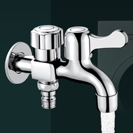 HIGH QUALITY Alloyl/copper Double Tap Multifunctional Tap Two Way Tap Washing Machine Tap Washing Ma