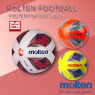 ลูกฟุตบอล ( molten F5A1000 แถมฟรีของขวัญ 1 ชิ้น ) หนัง PU นุ่ม ฟุตบอล ลูกฟุตบอลหนังเย็บ เบอร์ 5 Football Ball Mini Mall x Molten