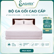 Hotel Bedding Set 3 Products SAGATEX Breathable 5-Star Quality T400 Fabric