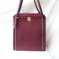 FOAK古著 Moschino酒紅緞面古董包