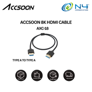 ACCSOON AXC18 / AXC19 8K HDMI CABLE TYPE A TO TYPE A / TYPE A TO TYPE D CABLE (50CM)
