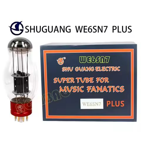 ShuGuang WE6SN7 PLUS 6SN7 Vacuum Tube Valve Upgradat CV181 6H8C 6N8P 6SN7 Electronic Tubes For Ampli