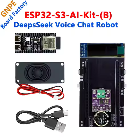 Deepseek XiaoZhi AI Voice Chat ESP32-S3 All-in-One-PCB-Kit N16R8 WROOM-1-N16R8 DevKitC-1 Development