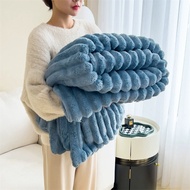 cod Rabbit plush blanket multifunctional nap blanket farley plush summer air conditioner quilt small
