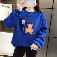 [AMYGO] Sweatshirt Woman Oversized Sweatshirts Women Plus Size Blaus Baju Blouse Women Ladies Wanita Lengan Panjang Perempuan