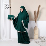 HIJAU KATUN ADULT PRAYER CLOTHES ADULT PRAYER CLOTHES PLAIN MICRO SELMA PRAYER RUGS - BOTTLE GREEN P