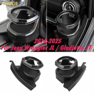 For Jeep Wrangler JL JLU 4XE 2018-2025 Gladiator JT ABS Door Left & Right Side Cup Holder Accessorie