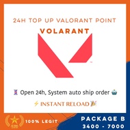 24H Instant TOP UP VALORANT POINT/ VP TOP UP /2275-7000vp/Very Fast | BOT SHIP | AUTO SHIP