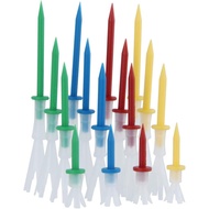 ABOOFAN 16pcs Golf Tees Portable Useful Practical 4 More Yards Plastic Golf Tees 4 More Yards for Ou