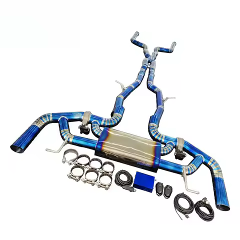 Titanium Exhaust Valvetronic Catback for2016-2019 GLC63 ~MGW253 2018 Glc63s 4.0 M177