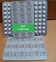 ready stock 119e1226 epam 5mg vitamin e 1pata pills dalam 40 biji  baru cop ready