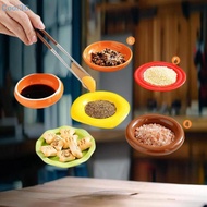 Cool3C Staable Hamburger Plate Set Burger 6 Layers Dinner Plate High Value Bone Spit Plate Funny Sau