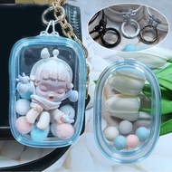 Gcgctop Keychain Bag Mystery Box Collection Hobbies Anime Doll Box Transparent Zipper Pommel Ball Hanging Accessories Hanging Bag