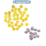 Legogoll 50pcs Pirate gold Coins fake gold Halloween Christmas decorations for home kids New