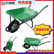 【TikTok】#Logistics Supply Tool Cart Farmland Agricultural Single WheelWB6400Iron Trolley Shandong Trolley Mute