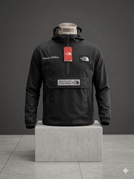 Jaket Parasut Cagoule Cassual The North Face Tnf Black Premium New Artikel