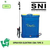 Sprayer Elektrik Merek CBA Tipe 3 Uk. 16 Liter