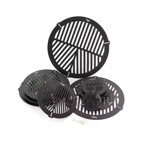 Auminum Alloy Bahtinov Focusing Mask for Astronomical Telescope Observable Diameter 60mm-270mm