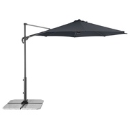 Doppler Cantilever RAVENNA Smart 300 Parasol - SPF 50+ (Anthracite/Greige/Light Grey)