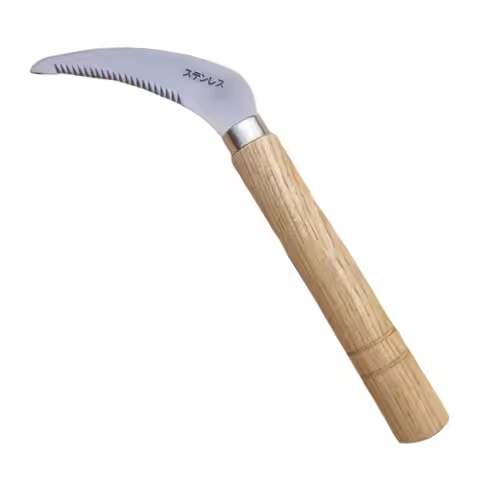 Handheld Sickle Tool Portable Heavy Duty Hand Hoe Japanese Gardening Weeding Sickle Sod Sickle for F