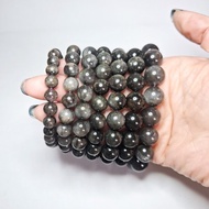 天然水晶 黑極光 手鍊 多種尺寸 多種礦物黑極光 WB005