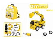 Wangdek DIY Assembling Excavator Loader Truck วังเด็ก ชุดกระเป๋ารถตัก ของเล่น รถของเล่น YH559-79A/39