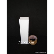 7x7x25cm Square Beam Styrofoam Cork Square Pillar
