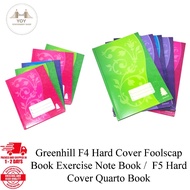 Greenhill F4 Hard Cover Foolscap Book Exercise Note Book / Greenhill F5 Hard Cover Quarto Book