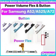 Power volume button flex For samsung a52 a52s A72 Switch Power ON OFF Key Mute Volume control Button