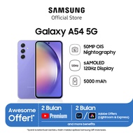 Galaxy A54 5G 8/128GB Samsung A series Nightopraphy kamera VDIS &amp; Auto-framing smartphone triple camera Smartphone Android Garansi resmi Samsung official store