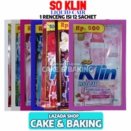 So Klin Cair Liquid 20ML 1 Renceng Isi 12 Sachet