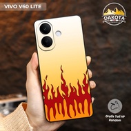 Vivo V60 Lite Silicone Softcase V50 Lite V50/ V40 V40 Lite Fire Motif/ | Case pro camera black Vivo 